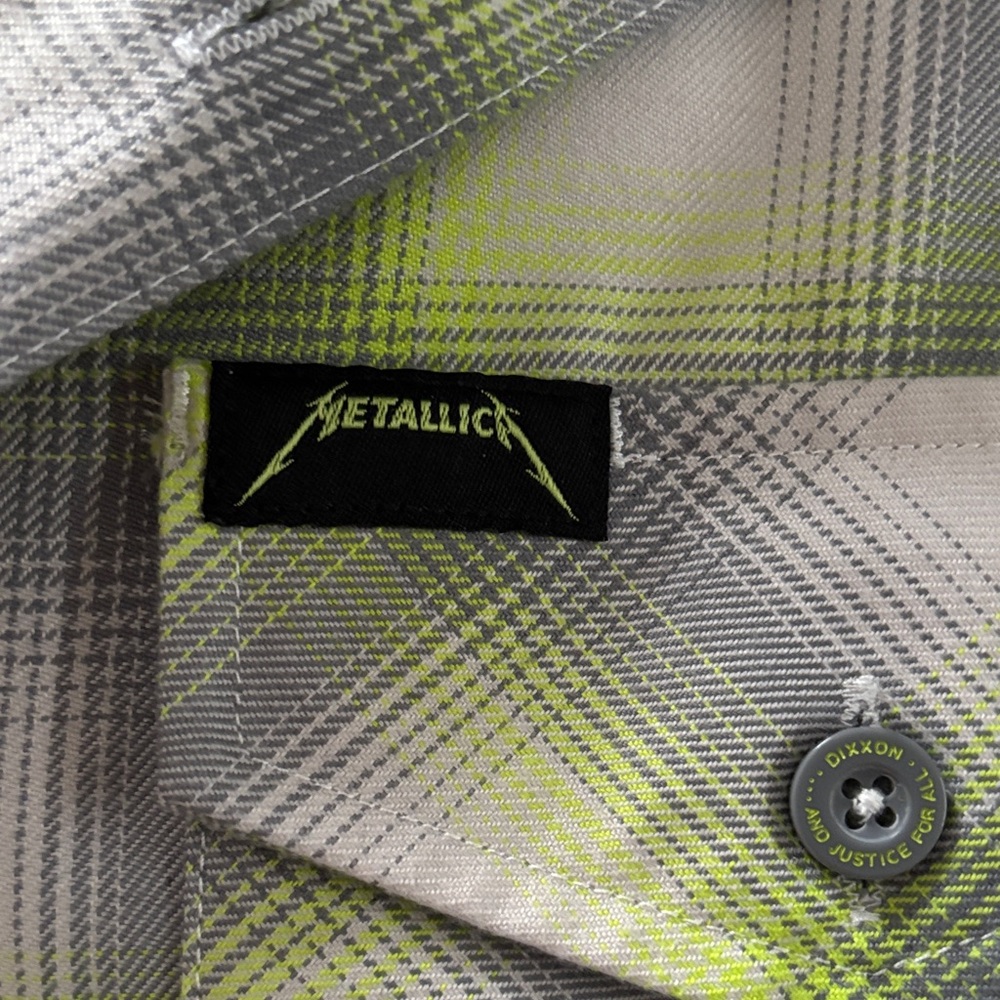 DIXXON Metallica and justice for all Flannel XL - Picture 2 of 5